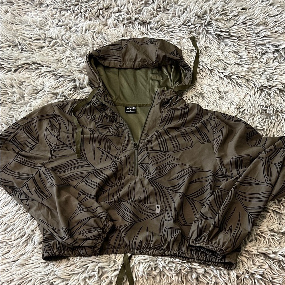 Hurley Olive Crop Jacket
